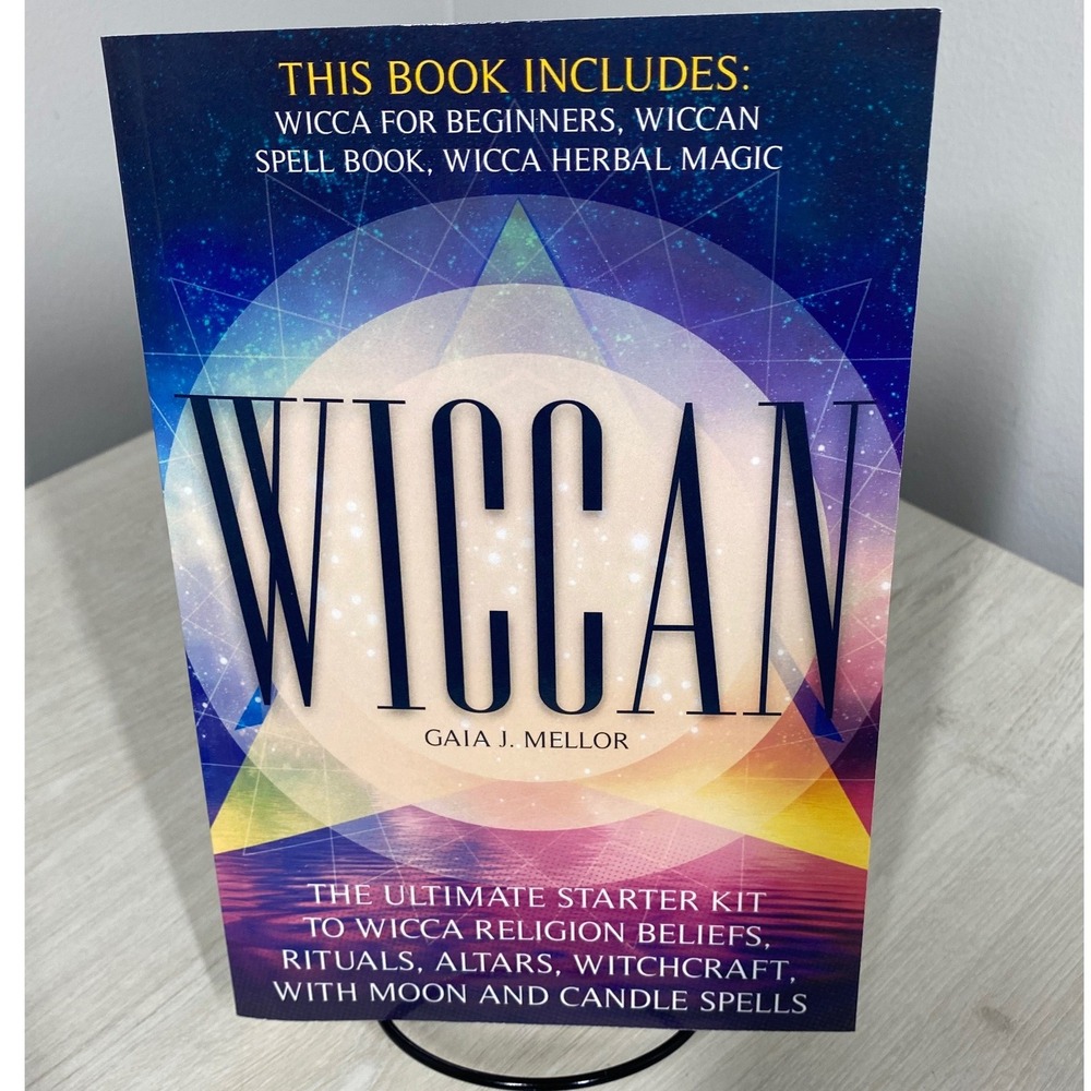 Wiccan Ultimate Starter Kit Gaia J Mellor 3-in-1 Spell Book Magic Paganism Witch